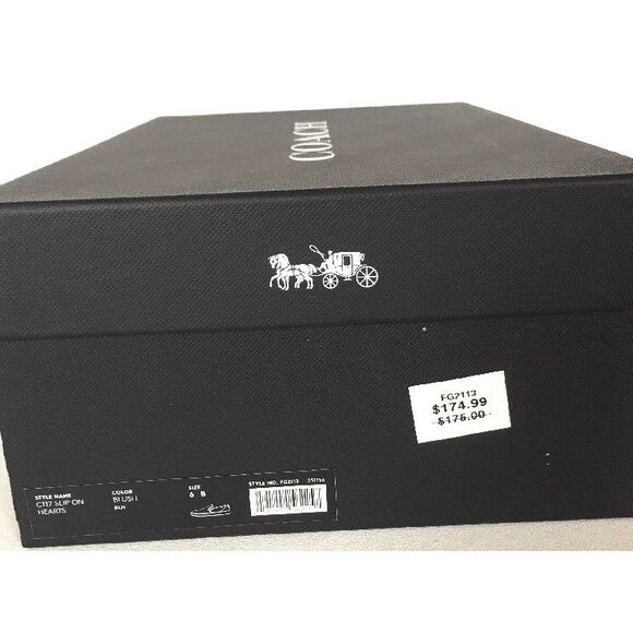 New Coach Style C117 FG2113 Slip on Heart Print Women's Shoes Size 6 B Blush - Picture 8 of 8